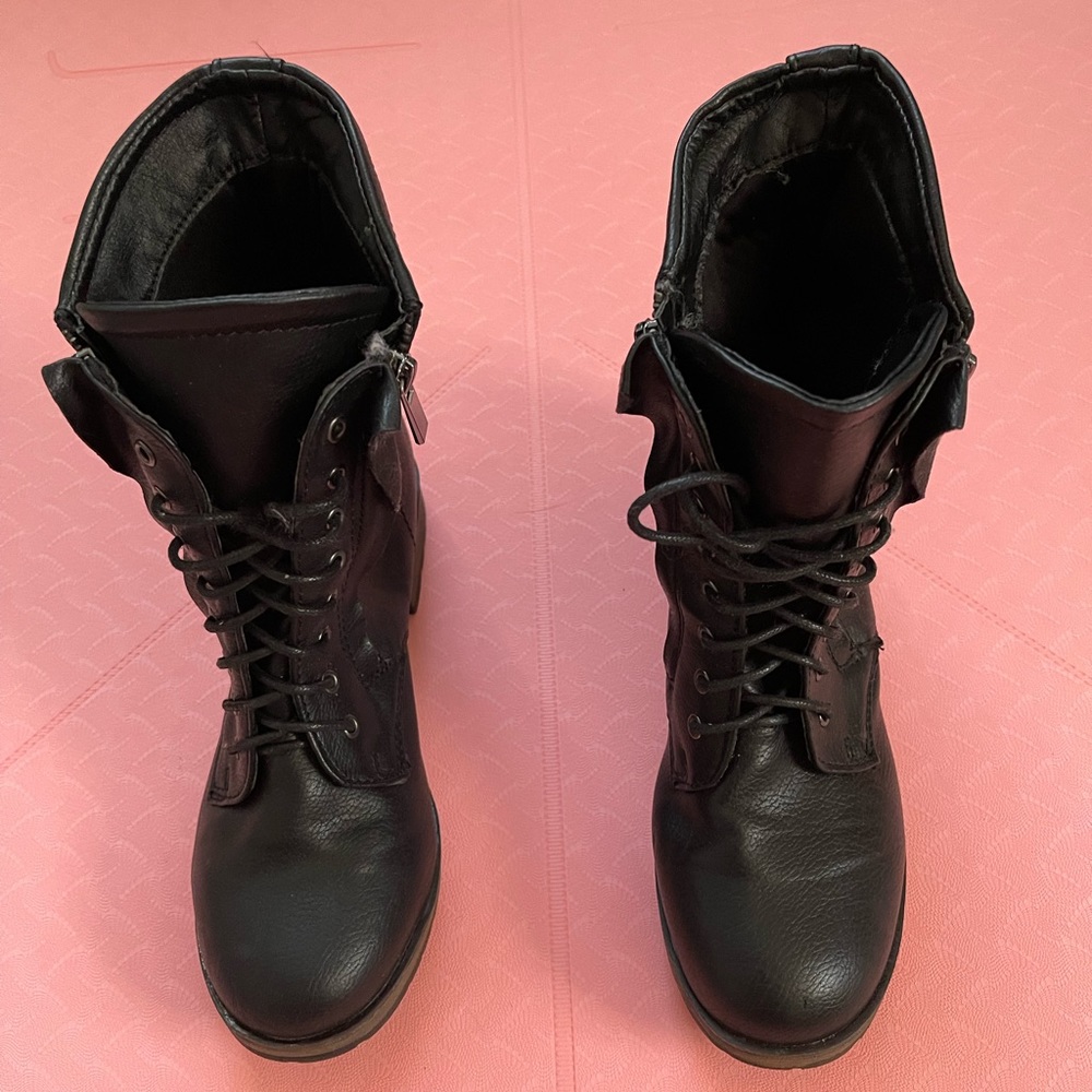 Black Combat Shoes